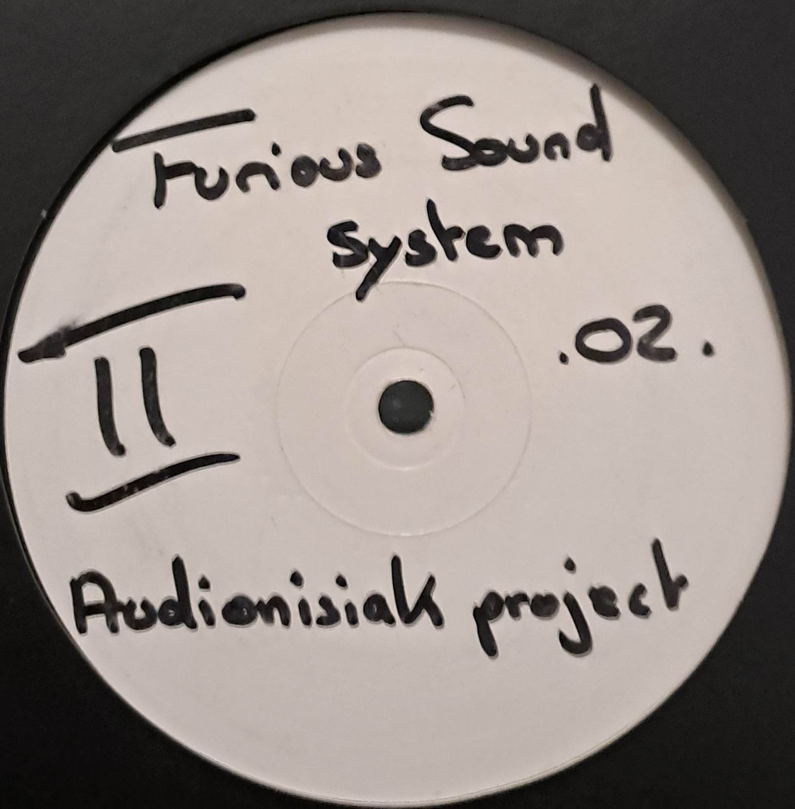 Furious 002 White Label - vinyle techno